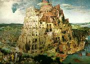 Pieter Bruegel badels torn, oil